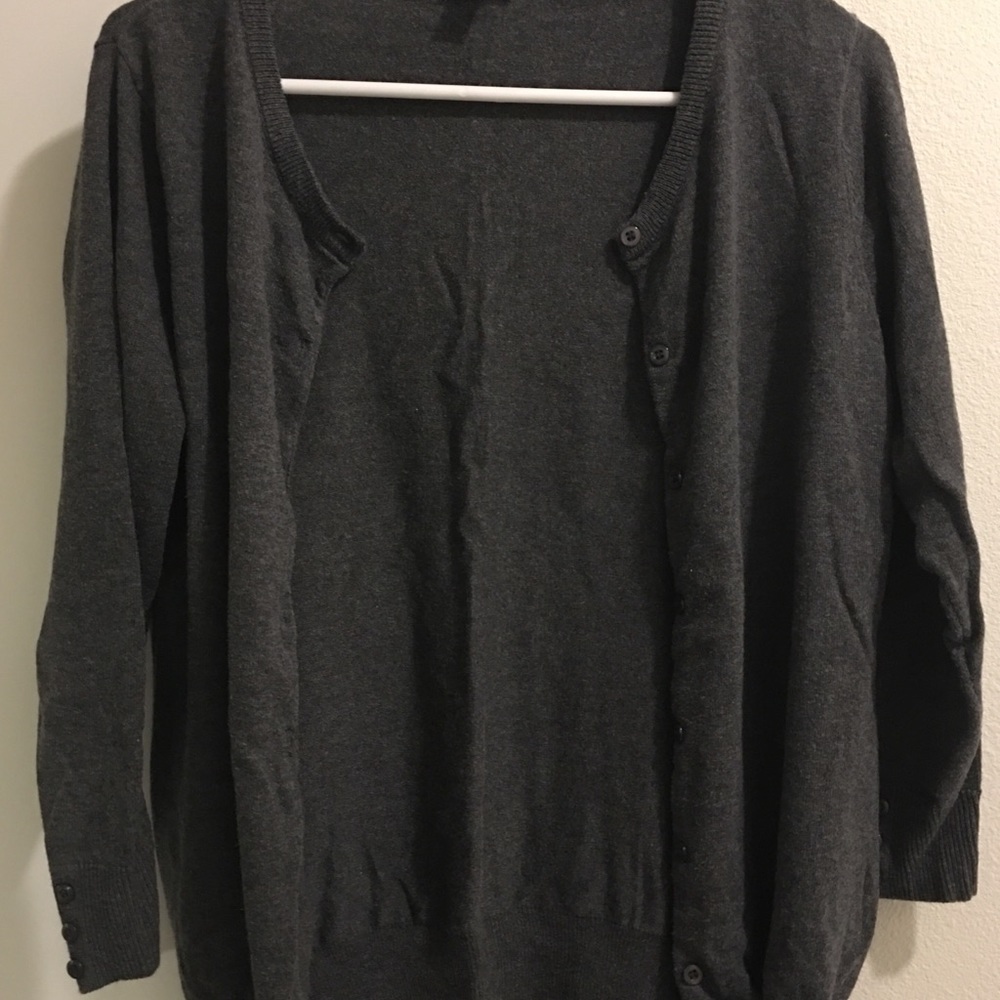 George gray cardigan